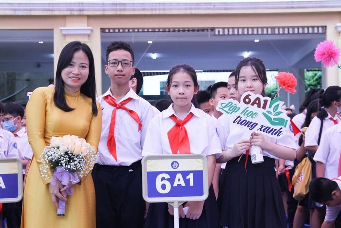 Giáo viên Trường THCS Trưng Vương (Hà Nội). Ảnh: Nguyễn Duẩn
