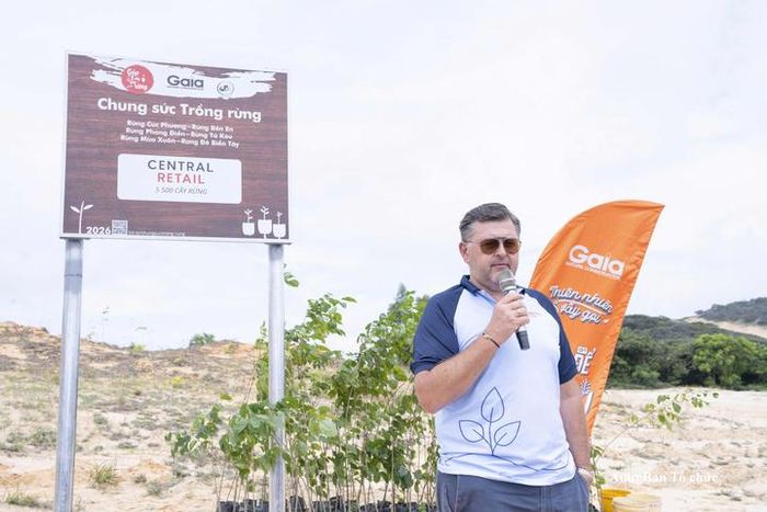 Ông Olivier Langlet, Tổng Giám đốc Tập đoàn Central Retail Việt Nam chia sẻ tại sự kiện.