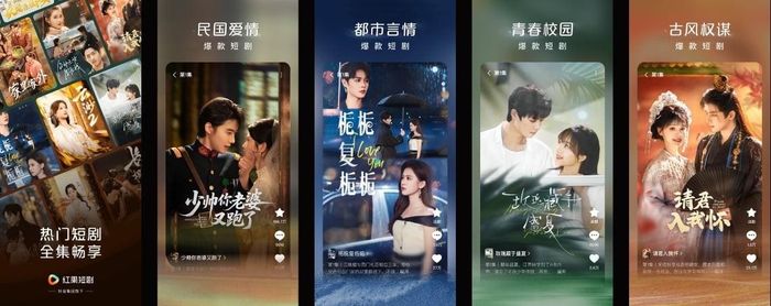 Sản phẩm cốt lõi của nền tảng này chính là các micro-drama. Ảnh: Hongguo