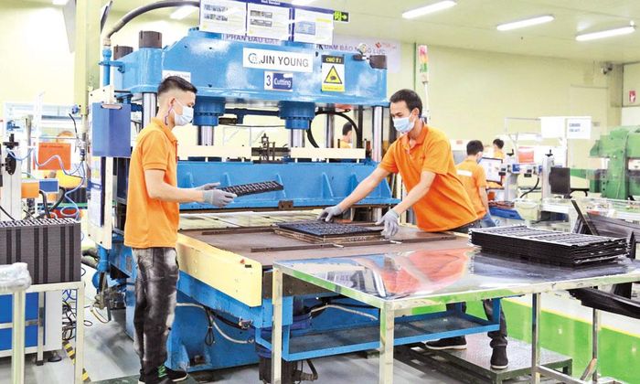  Công ty trách nhiệm hữu hạn Sản xuất và Kinh doanh Thịnh Vượng (Khu công nghiệp Đại Đồng-Hoàn Sơn) sản xuất và cung cấp các sản phẩm từ nhựa phục vụ ngành công nghiệp điện tử. 