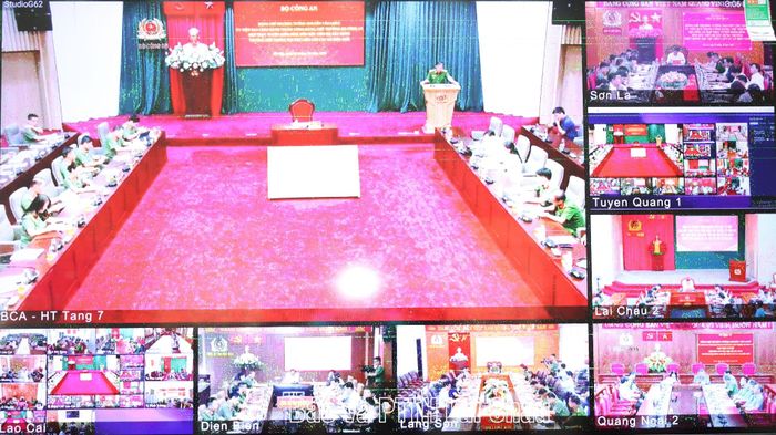 Thượng tướng Nguyễn Văn Long - Thứ trưởng Bộ Công an phát biểu kết luận hội nghị.