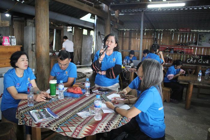 Đại biểu tham gia đóng góp ý kiến sau quá trình khảo sát, trải nghiệm đối với các sản phẩm du lịch Lai Châu.
