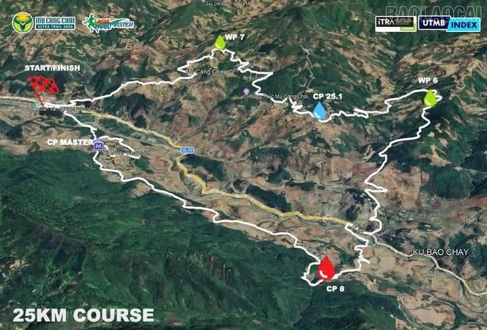Cự ly 25 km thu hút 1.200 vận động viên tham gia.