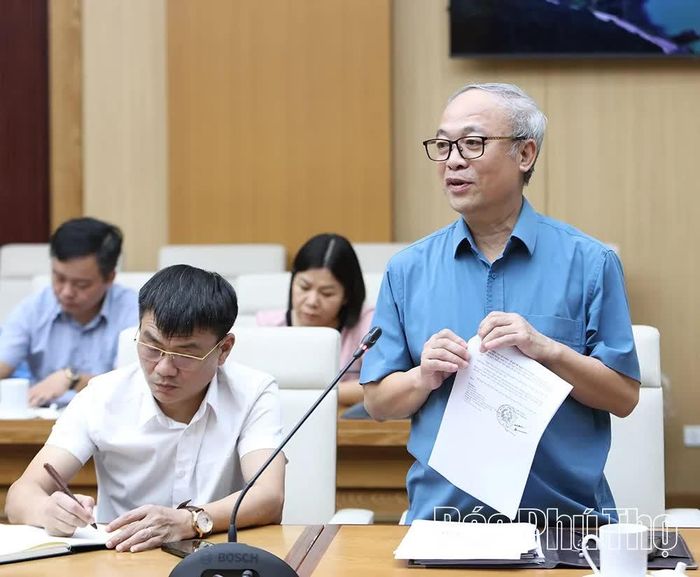Đại diện Nhà máy Giấy Việt Trì - Công ty Cổ phần Giấy Việt Trì đề xuất một số nội dung.