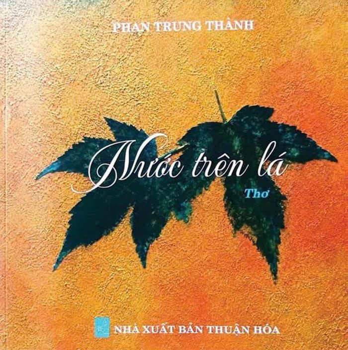 Bìa tập thơ “Nước trên lá” - NXB Thuận Hóa 2026. 