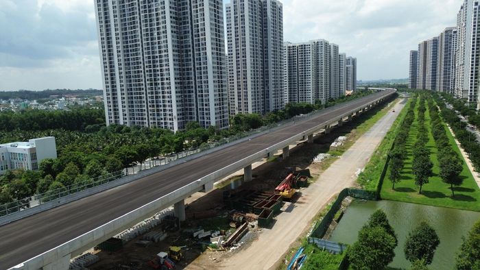 Đoạn Vành đai 3 trên cao dài khoảng 17km từ HLD đến Tân Vạn cơ bản hoàn thành, dự kiến khai thác trong tháng 11/2026.