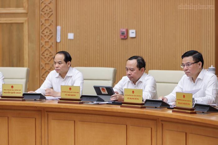 Các đại biểu tham dự phiên họp. (Ảnh: chinhphu.vn/Nhật Bắc).