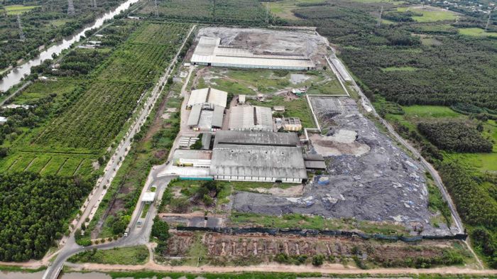  Nhà máy xử lý rác thải Vietstar tại Củ Chi. 