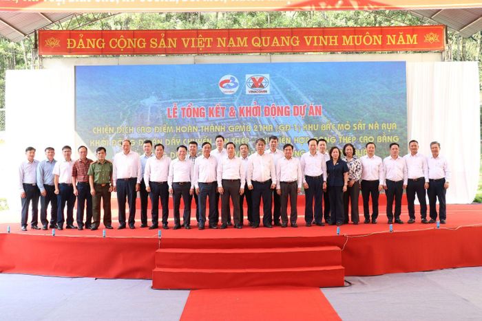 Việc cơ bản hoàn thành giải phóng mặt bằng khu Bắc mỏ sắt Nà Rụa và khởi động các dự án mới tiếp tục khẳng định sự phối hợp chặt chẽ, đồng hành giữa tỉnh Cao Bằng và TKV, đồng thời mở ra giai đoạn mới trong khai thác, sử dụng hiệu quả tài nguyên gắn với chế biến sâu, nâng cao giá trị gia tăng. Ảnh: TKV.