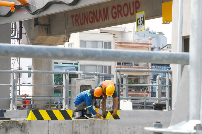 Với khối lượng còn lại khoảng 5%, dự án đang bước vào giai đoạn quyết định, chuyển từ hoàn thiện xây dựng sang kiểm tra, vận hành và đánh giá hiệu quả thực tế. Ảnh: Tịnh Hà