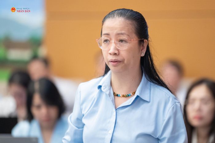 Bà Nguyễn Minh Ánh – đại diện Công ty Cổ phần Tập đoàn Thái Bình Dương phát biểu