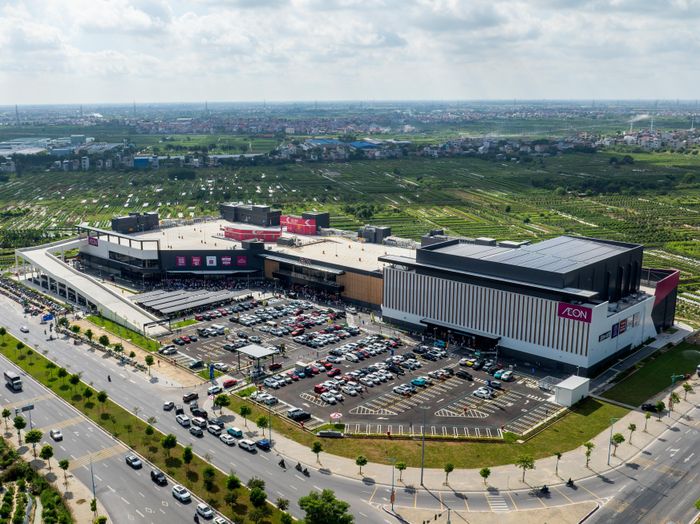 Toàn cảnh khu trung tâm thương mại AEON Hải Dương tại phường Thạch Khôi, TP Hải Phòng. Ảnh: AEON Việt Nam.