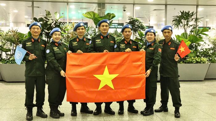7 sĩ quan Công an mang theo nhiệt huyết, tinh thần vượt khó khăn để hoàn thành tốt nhiệm vụ đến phái bộ châu Phi.