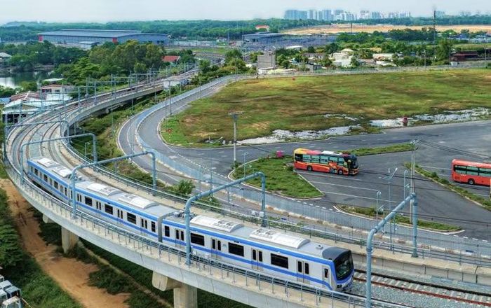 Điểm cuối của tuyến Metro số 1 - nơi sẽ được nối dài tới Đồng Nai và khu vực Bình Dương.