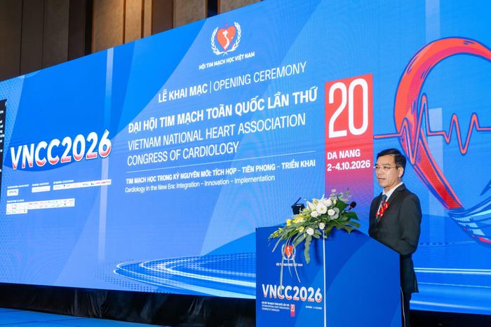 Cục trưởng Cục Quản lý Khám, chữa bệnh TS Hà Anh Đức phát biểu khai mạc đại hội.