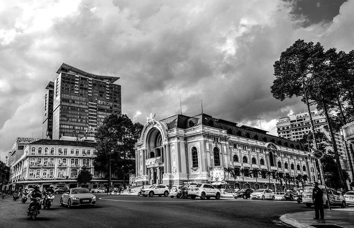 Nhà hát Thành phố Hồ Chí Minh. Ảnh: Ðoàn Thi Thơ