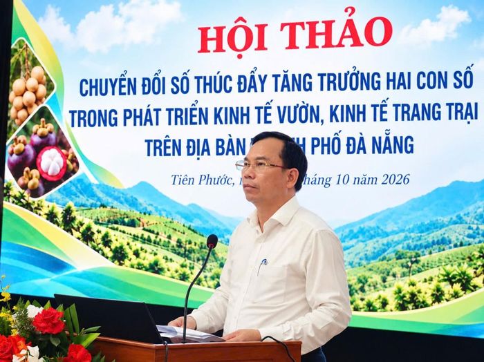 Giám đốc Sở Khoa học và Công nghệ Nguyễn Thanh Hồng cho biết, Đà Nẵng có hơn 150.000 vườn, trang trại; riêng Tiên Phước có 1.317 vườn với nhiều sản phẩm đặc trưng.