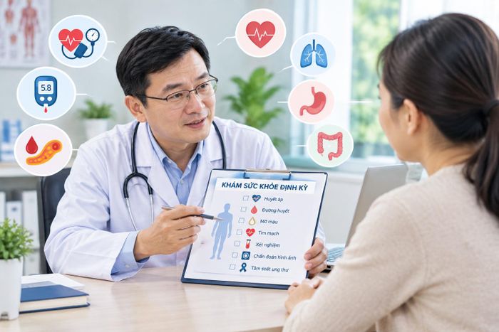 Từ tuổi 40 trở đi, cần khám sức khỏe định kỳ để phát hiện bệnh sớm. 