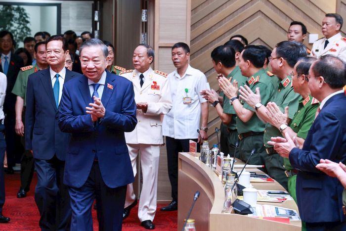 Tổng Bí thư, Chủ tịch nước Tô Lâm tới dự Đại hội.