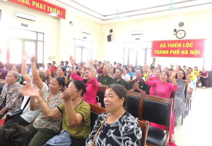 Không khí sôi nổi tại hội thi. Ảnh: PV