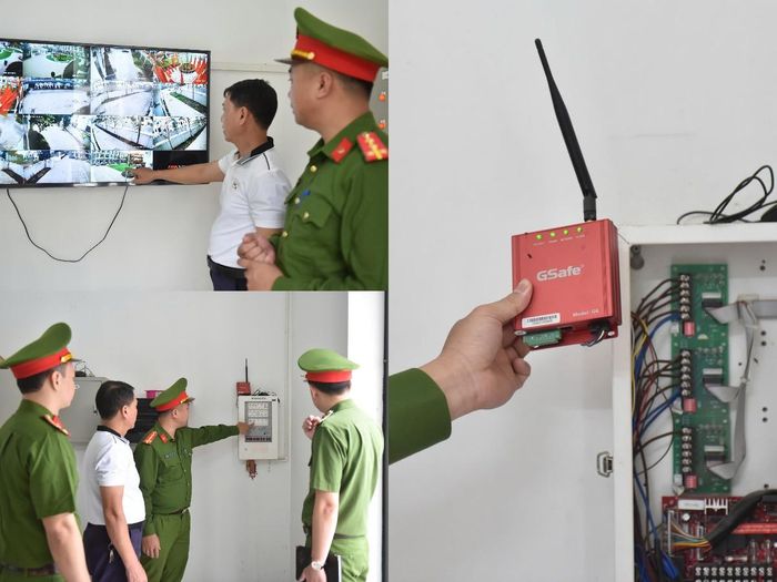 Các thiệt bị phục vụ cho công tác báo cháy được triển khai lắp đặt tại nhiều đơn vị. Ảnh PV