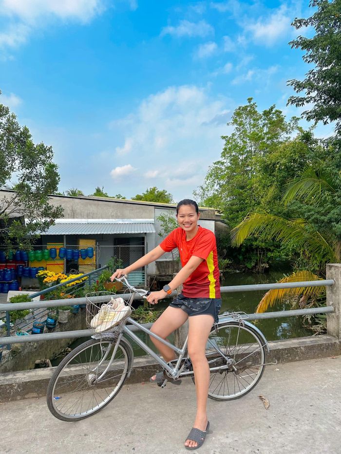 Khung cảnh bình yên ở quê nhà Ánh Viên (Ảnh: FBNV)