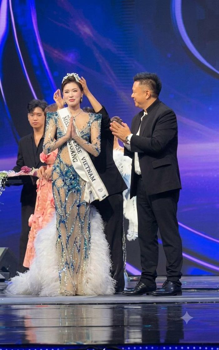 Nguyễn Diệu Huyền trở thành Á hậu 3 của Miss Universe Vietnam 2026 (ảnh cắt từ clip Miss Universe Vietnam).