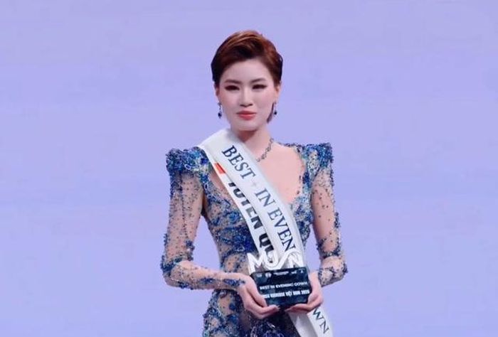 Nữ rapper nhận được nhiều giải thưởng của cuộc thi Miss Universe Vietnam 2026. Ảnh: Miss Universe Vietnam 2026