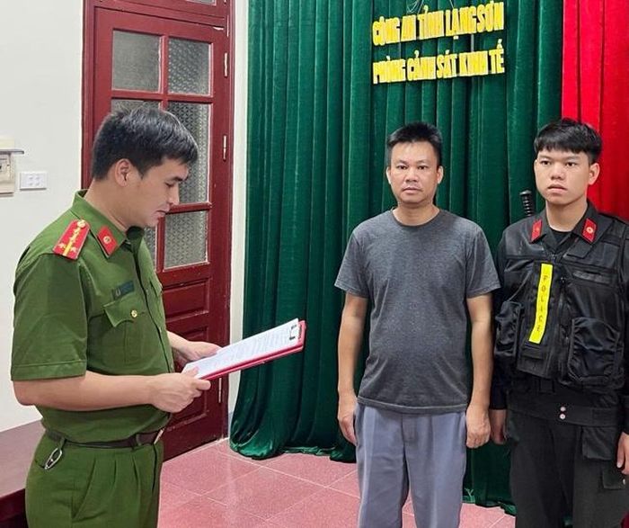 Cơ quan Cảnh sát điều tra, Công an tỉnh Lạng Sơn ra Quyết định khởi tố bị can đối với Hứa Văn Chinh - (ảnh Công an Lạng Sơn).