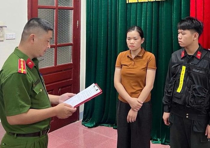 Cơ quan Cảnh sát điều tra, Công an tỉnh Lạng Sơn ra Quyết định khởi tố bị can đối với Hứa Thị Ngân - (ảnh Công an Lạng Sơn).