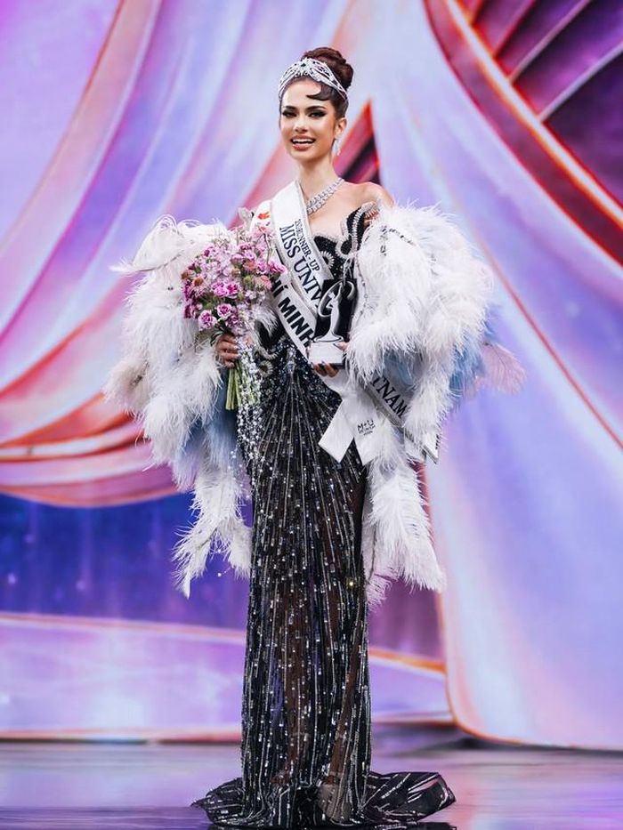 Emma Maria Fernandez Le (Emma Lê) đã giành danh hiệu Á hậu 2 của cuộc thi Miss Universe Vietnam 2026. Ảnh: Miss Universe Vietnam 2026