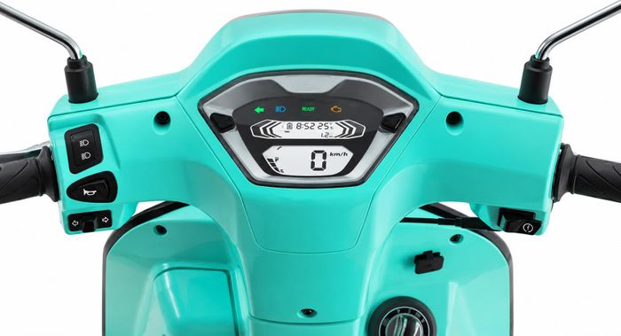 Xe còn sử dụng hệ thống khóa dạng núm xoay