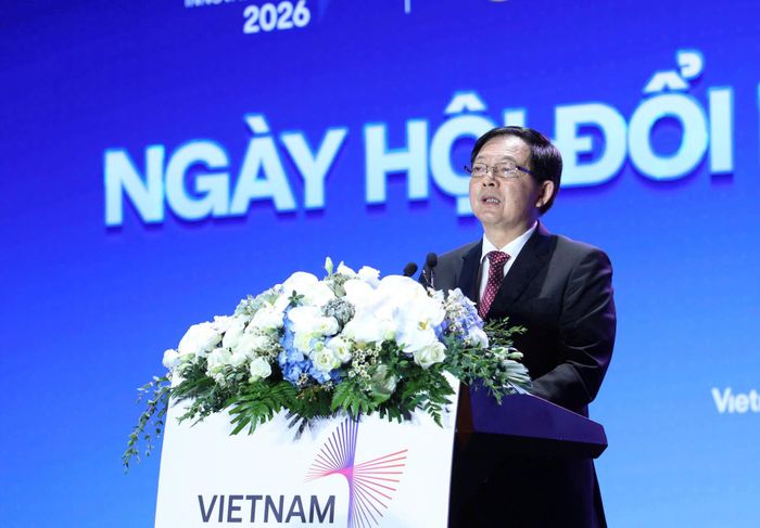 Phó thủ tướng Chính phủ Hồ Quốc Dũng phát biểu tại sự kiện. 