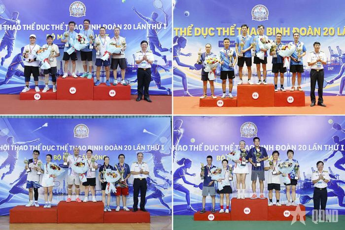 Ban tổ chức trao giải cá nhân xuất sắc ở các nội dung thi đấu.