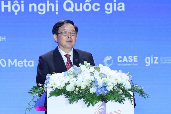  Phó Thủ tướng Hồ Quốc Dũng phát biểu tại sự kiện. Ảnh: QUANG PHÚC. 