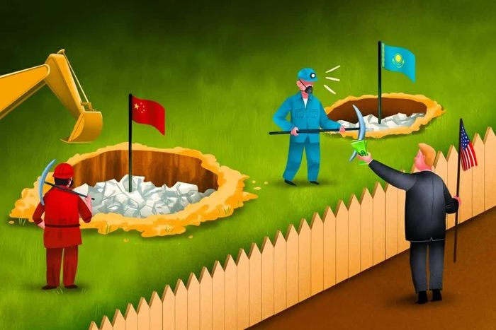 Cuộc đua nhằm phá vỡ thế độc quyền của Trung Quốc trong việc kiểm soát nguồn cung vonfram đang chuyển hướng sang Kazakhstan, nơi các dự án khai thác mỏ do Mỹ hậu thuẫn đang nỗ lực cạnh tranh. (Nguồn: SCMP)