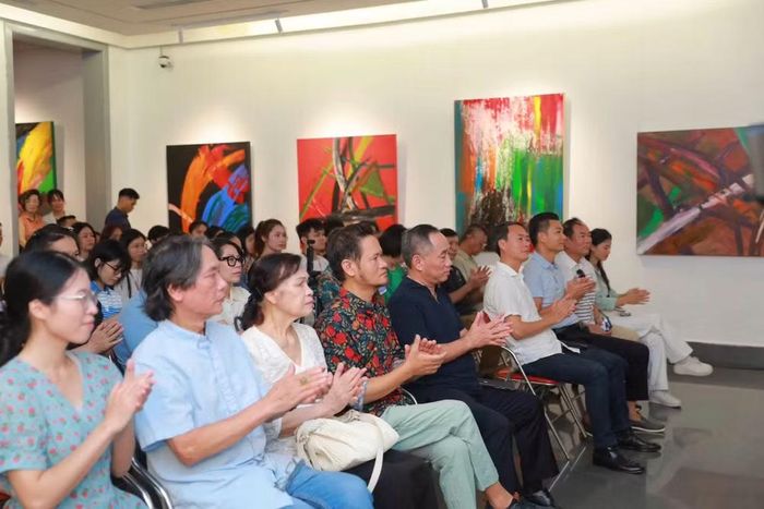 Buổi giao lưu thu hút đông đảo công chúng tham dự. Ảnh: Bảo tàng Mỹ thuật