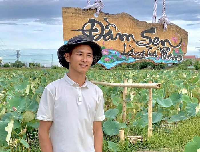Từ những diện tích đầu tiên, anh Lê Duy Trinh mở rộng vùng trồng lên khoảng 8ha. Ảnh: Tr. A