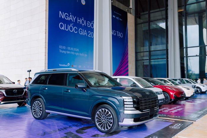 Gần 60 xe thuộc top 5 của các hạng mục này được trưng bày tại Triển lãm Vietnam Innovative Mobility Show (VIMS) 2026, cũng trong khuôn khổ Ngày hội Đổi mới sáng tạo Quốc gia. Ảnh: BTC
