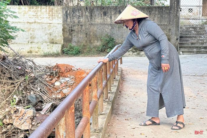  "Vào mùa mưa, cầu thường xuyên ngập nước, người dân phải dò dẫm qua lại rất bất tiện và nguy hiểm. Đặc biệt, khi nhiều học sinh cùng lưu thông qua cầu, gia đình luôn nơm nớp lo sợ xảy ra tai nạn. Người dân mong muốn cây cầu sớm được nâng cấp, sửa chữa để việc đi lại, nhất là trong mùa mưa lũ, được an toàn hơn", bà Nguyễn Thị Nguyệt (xã Đức Minh) cho biết. 