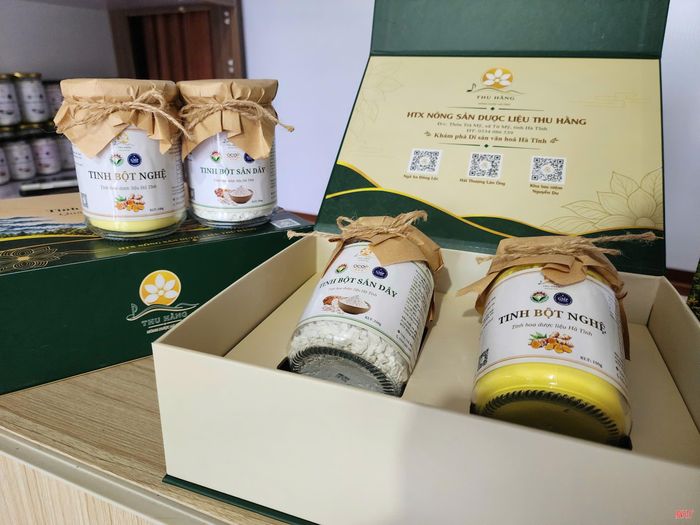 Các sản phẩm nông sản của HTX Nông sản Dược liệu Thu Hằng được phát triển theo hướng an toàn, thân thiện với môi trường.