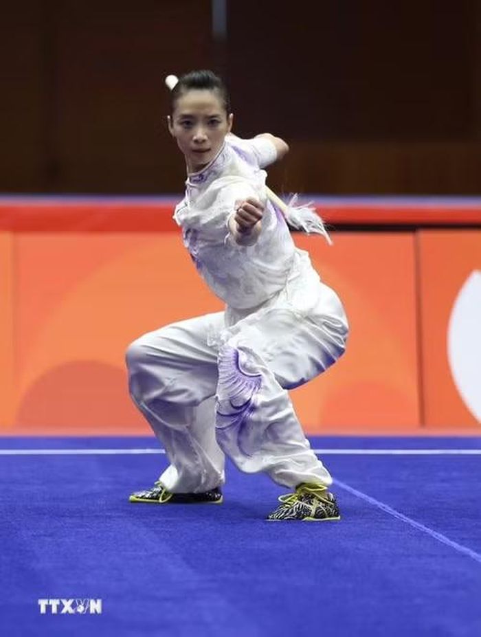 Dương Thúy Vi giành huy chương Đồng cho đoàn Thể thao Việt Nam tại ASIAD 2026. (Ảnh: Nguyễn Tuyến/TTXVN)
