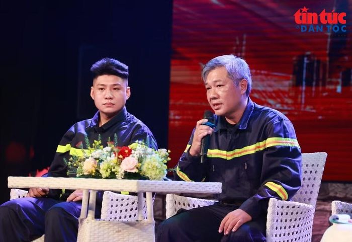Trung tá Huỳnh Nguyên Thuận, cán bộ Phòng Cảnh sát PCCC&CNCH, Công an TP Hồ Chí Minh chia sẻ tại chương trình.