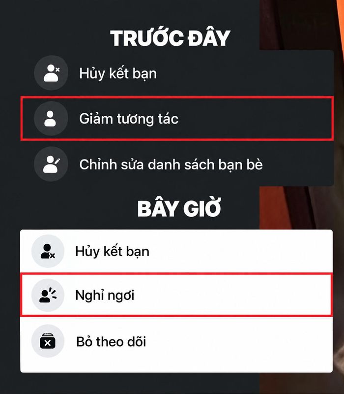 Ngày 2/10, nhiều người dùng Facebook tại Việt Nam bất ngờ khi phát hiện nút “Giảm tương tác” được đổi thành “Nghỉ ngơi” trong giao diện quản lý bạn bè, khiến không ít người chú ý. (Ảnh: Đài phát thanh)