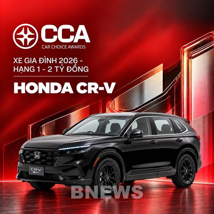 Honda CR-V giành giải thưởng ở nhóm 1-2 tỷ đồng