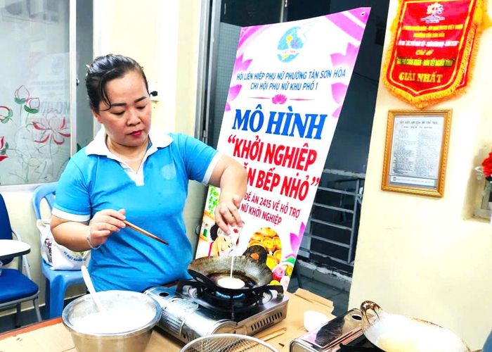 Mô hình "Khởi nghiệp từ căn bếp nhỏ" .