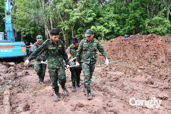 Đến nay, các lực lượng đã quy tập 718 bộ hài cốt liệt sĩ tại Công viên Lê Thị Riêng.