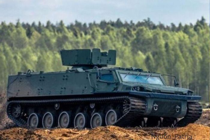 Xe bọc thép bánh xích Patria TRACKX. Nguồn: Patria
