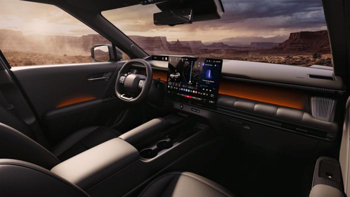  Nội thất Tucson 2027 nổi bật với màn hình giải trí trung tâm Pleos Connect kích cỡ 17 inch. 