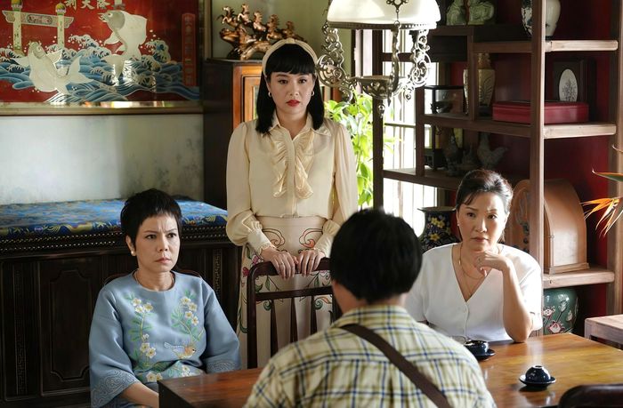 Một cảnh trong phim Chị dâu, nơi những va chạm, khác biệt và tình cảm gia đình được đặt giữa những mối quan hệ vốn tưởng thân thuộc. Ảnh: ĐPCC